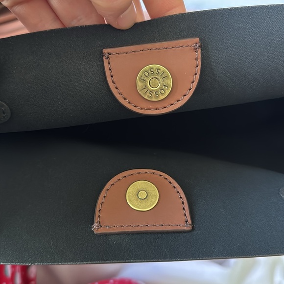 Fossil RACHEL - Handbag Shoulder- Elegant Brown Leather Tote Bag - Picture 10 of 10